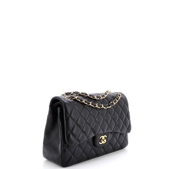 Chanel Jumbo Classic Double Flap Bag Quilted Lambskin - Picture 3 of 7